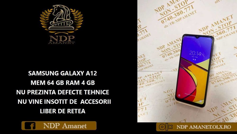 NDP Amanet Calea Mosilor 298   GALAXY A12 (57141)