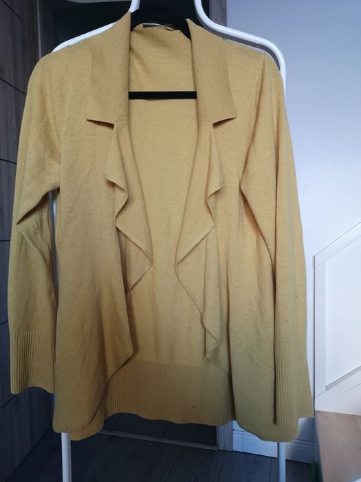 Pulover cardigan lana merinos casmir S M L