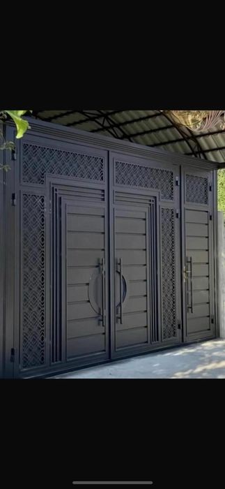 Ворота, навес. Сварочные работы