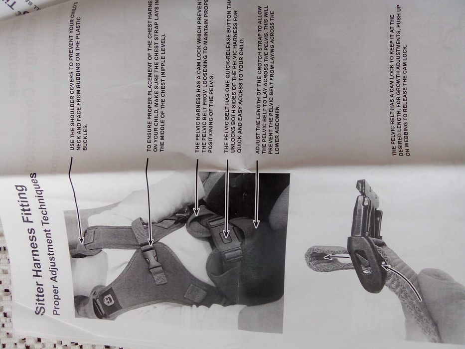 Продавам специален стол Soft-Touch Sitter User Manual.