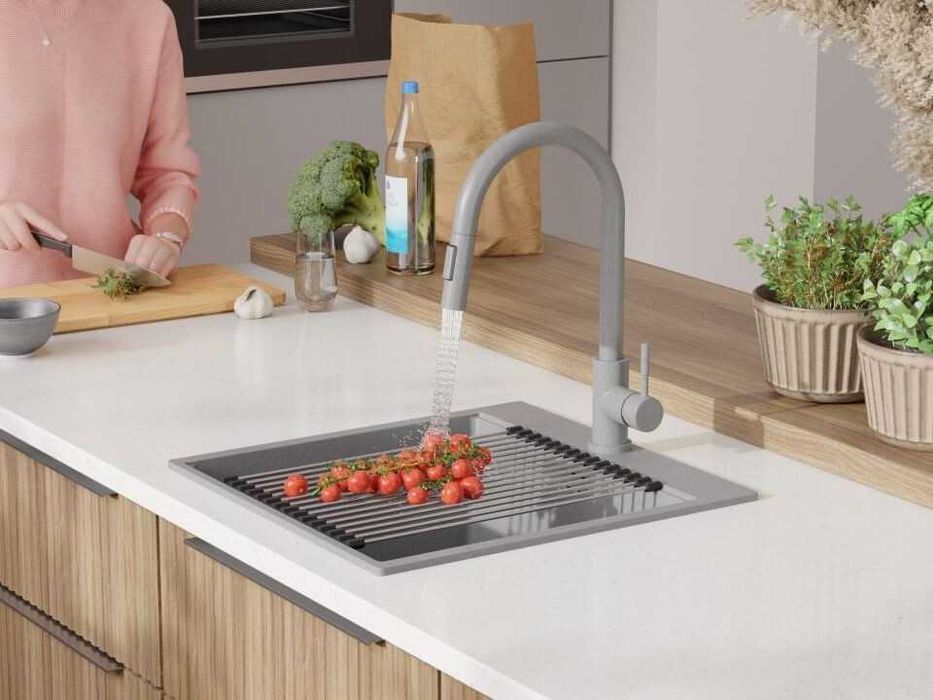 ПРОМО К-т КУХНЯ оферта топ кухненска гранитна мивка Осло 50 XXL Top