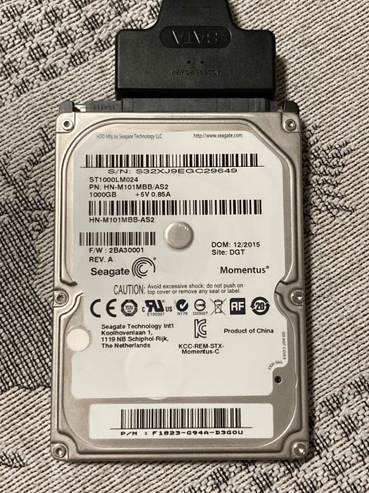 HDD Seagate 1TB - за лаптоп