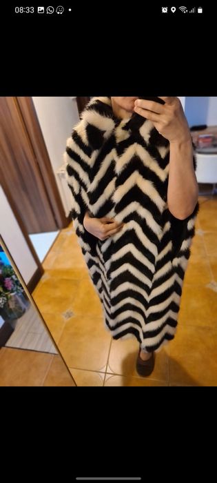 Capa blana naturala. Mărime universala.