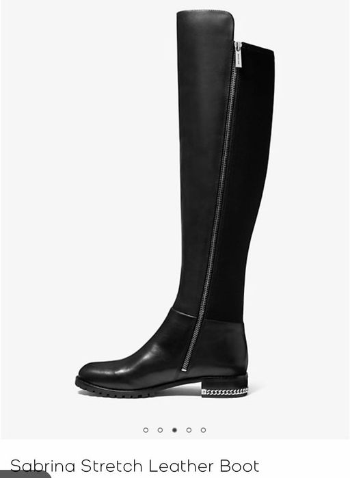 Sabrina Stretch Leather Boot | Michael Kors