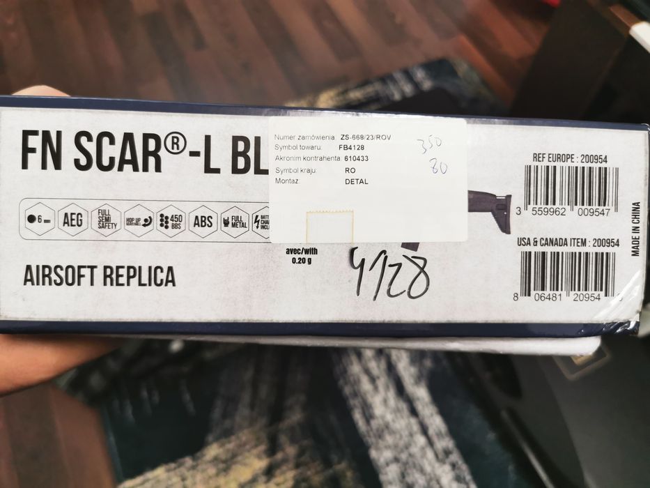 Replica Airsoft Scar Black