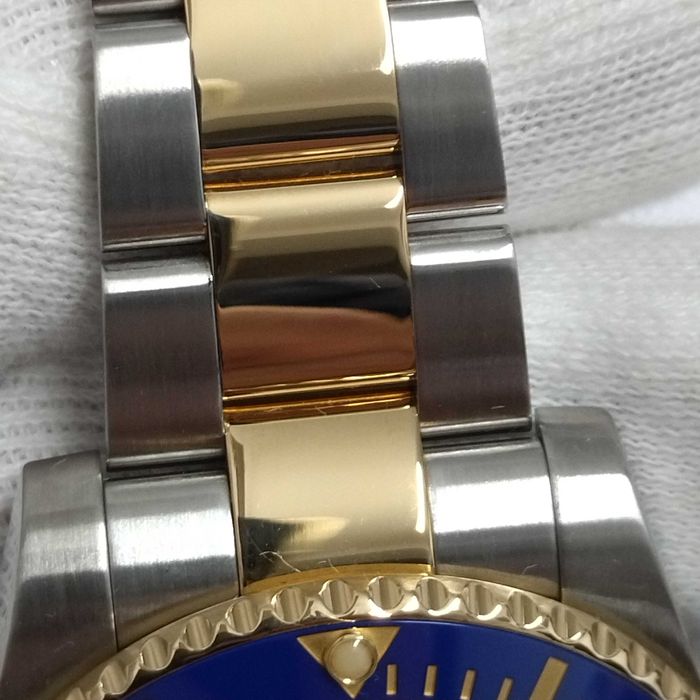 ROLEX Submariner с кутия, обслужен - 116613LB, BLUE, Gold&Steel