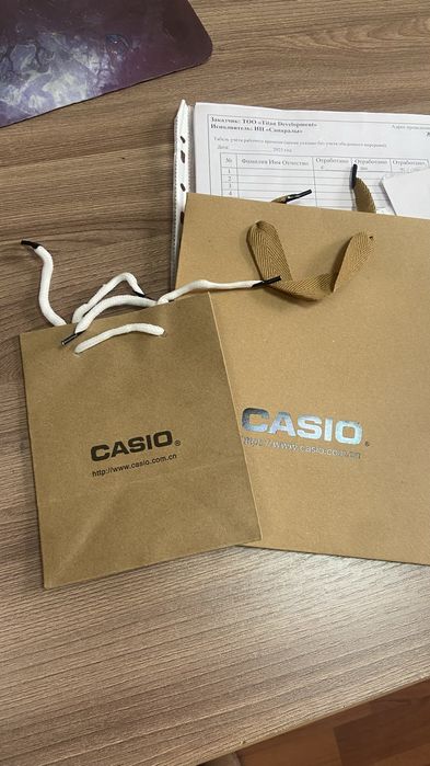 Casio оригиналные пакетики