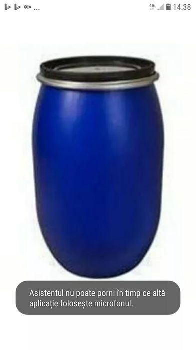 Butoaie din plastic groase 120 litri