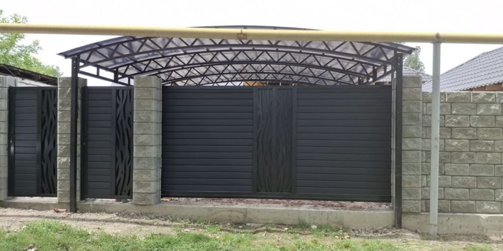 Изготовление ворот и навесов под ключ , Автоматика Алматы