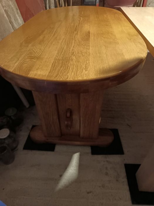 Vând mese, scaune de bucătărie/sufragerie/terasă, lemn masiv de stejar