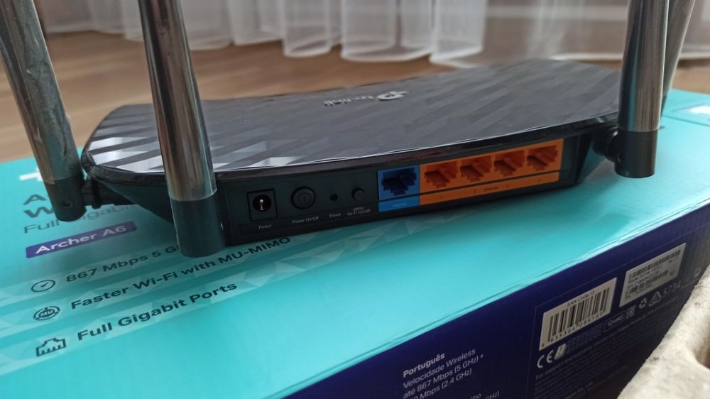 Router Wireless Gigabit AC1200 TP-Link Archer A6