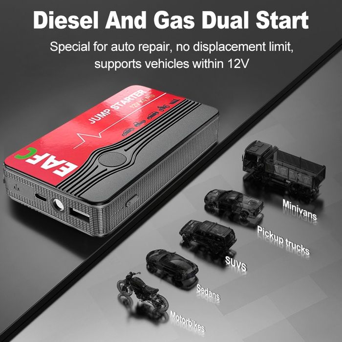 Robot Jump Starter Pornire Auto Benzina Diesel Gaz Electrică etc