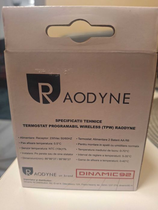 Termostat wireless