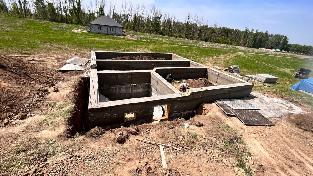 Заливаем Фундамент