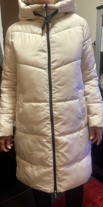 Дамско яке дълго с качулка