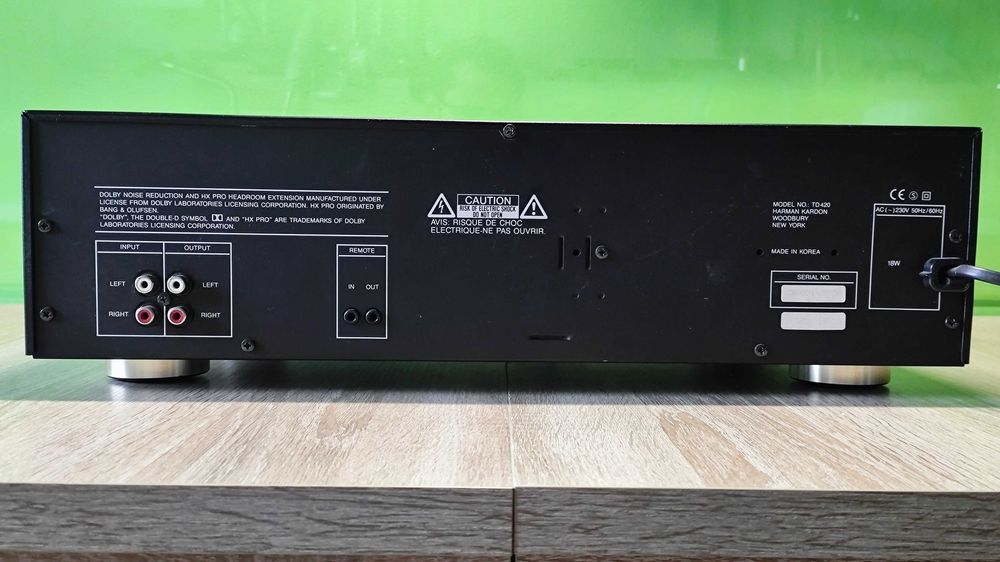 Casetofon Deck Harman Kardon TD 420 – Revizionat, Stare Excelentă