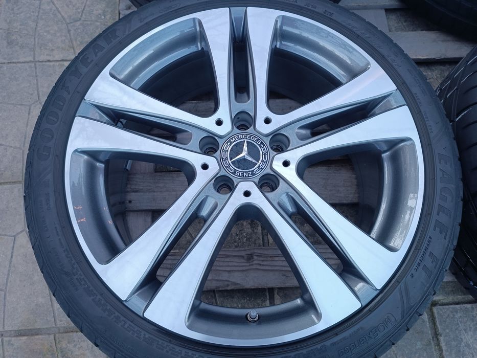 Джанти спорт пакет 19ки 5х112 Mercedes + летни гуми GoodYear