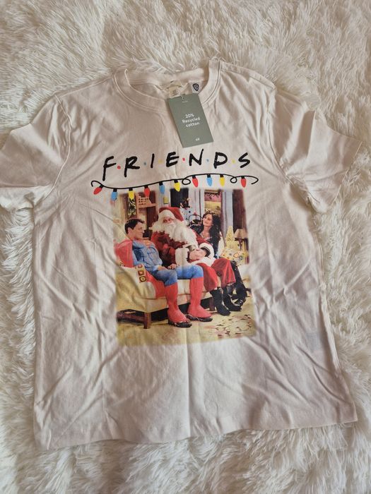 Н&М тениска с принт "Приятели"