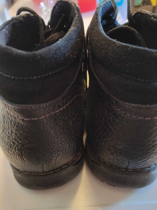 Мъжки кожени зимни боти 43