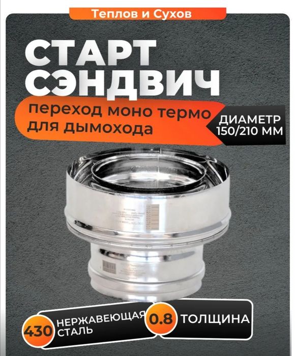 Труба дымоход нержавейка