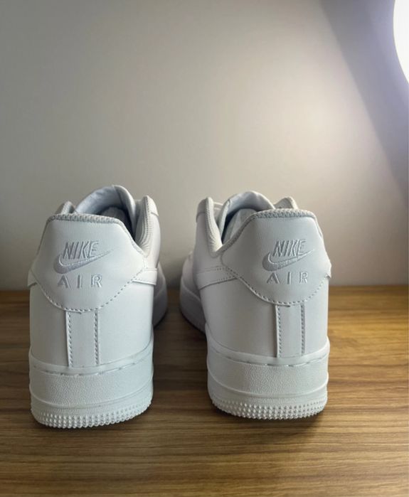 Adidasi Nike Airforce 1, noi, fullbox