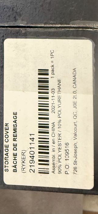 Husa originala outdoor Can-Am Ryker NOUA