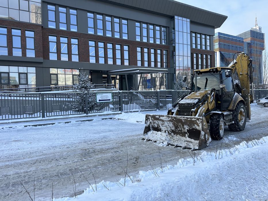 Услуги погрузчик чистка снега, уборка и вывоз снега