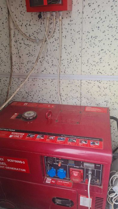 Generator Senci SC7500QATS trifazat si monofazat cu automatizare