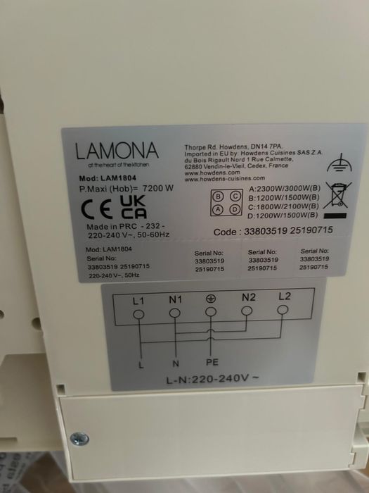 Plita electrica Lamona