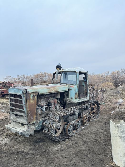 Трактор ДТ75  +соха