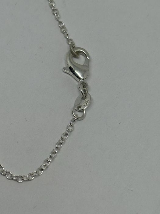 Нов сребърен синджир със висулка сърце 6.96гр 925