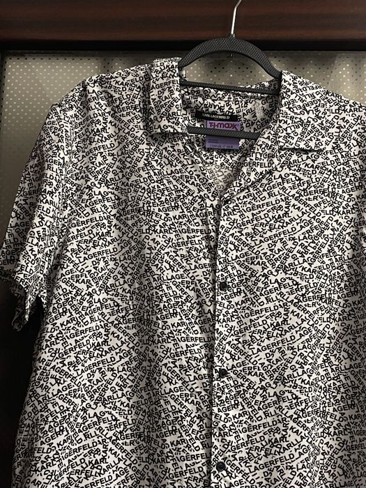 Camasa Karl Lagerfeld cu imprimeu - L - nou, cu eticheta - ORIGINAL