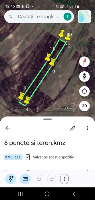 Teren arabil, extravilan, comuna Beceni