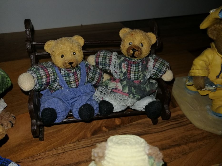 Set Figurine Ursuleți PVC Rasina, Linea Cherished Teddies BeanBears