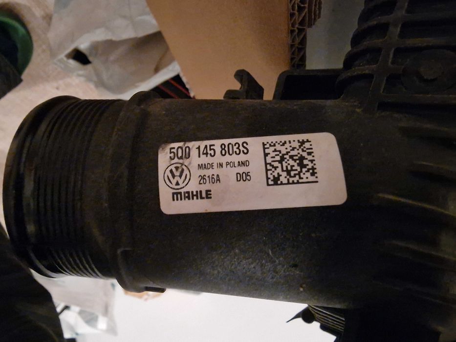 Intercooler + charge pipes OEM Audi S3 8V Golf 7 R Cupra 5F