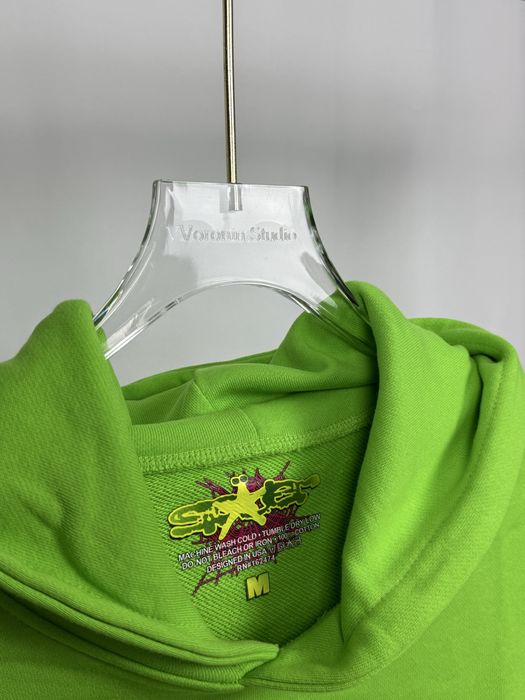 Spider & Young Thug Green Hoodie | Hanorac Sp5der