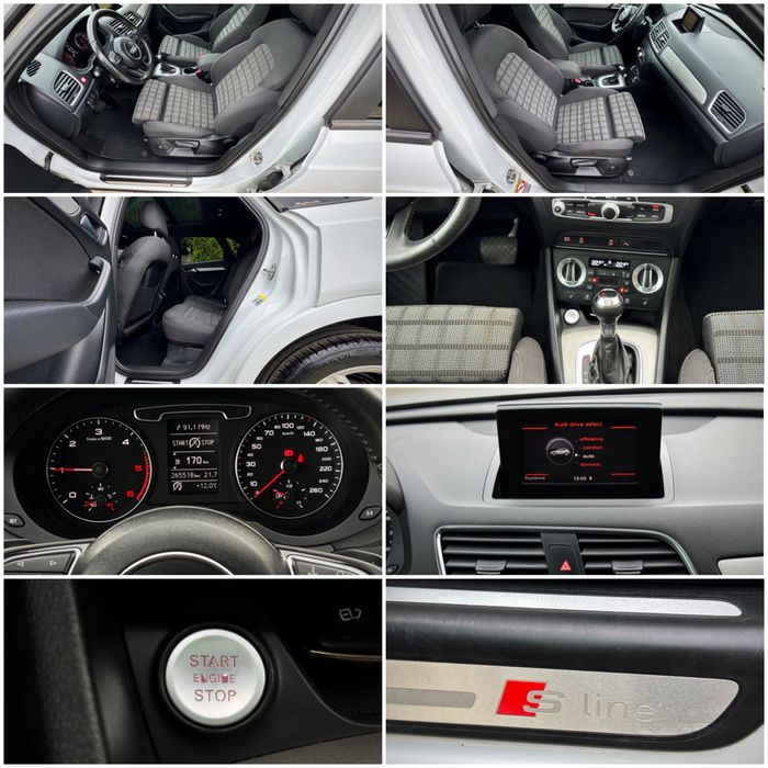AUDI Q3 2012 S-LINE 4x4 AUTOMAT 2.0 TDI‼️BI-XENON LED PANORAMA Keyless Entry/Go Padele Navigatie‼️Impecabil