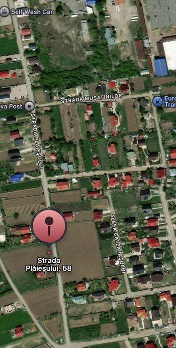 Vând teren pe str. Plăieșilor Aerodrom