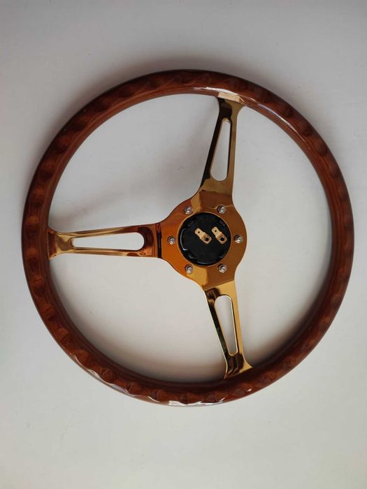 Волан Дървен Класически Винтидж Махагонов  38см Нов Махагон