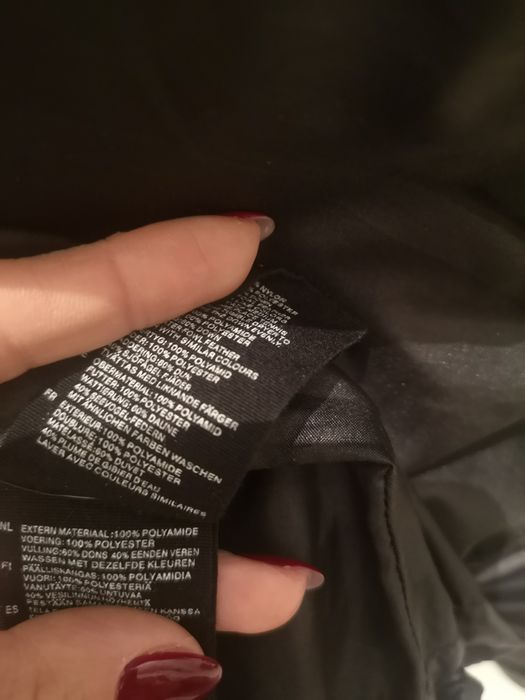 Geaca H&M cu puf si pene marimea 32, XXS