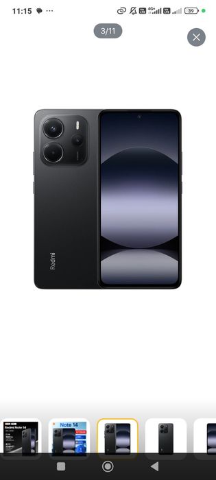 Redmi not 14 8x256 yangi