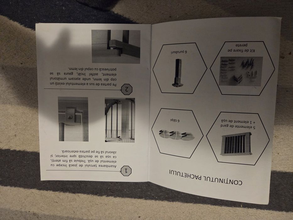 Tarc de joaca hexagonal