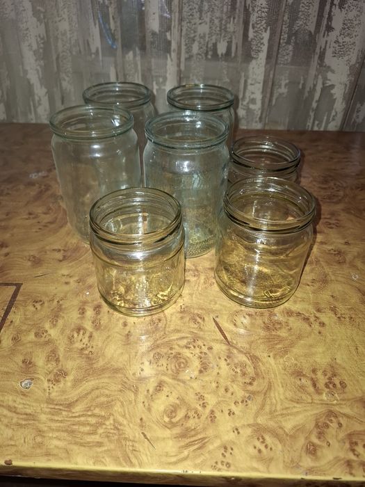 Советские  стеклянные банки