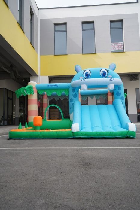 Надувной детский батут. Бесплатно доставка и установка