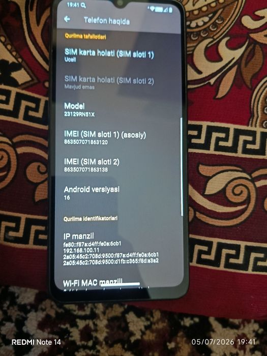 Redmi A3 sotiladi