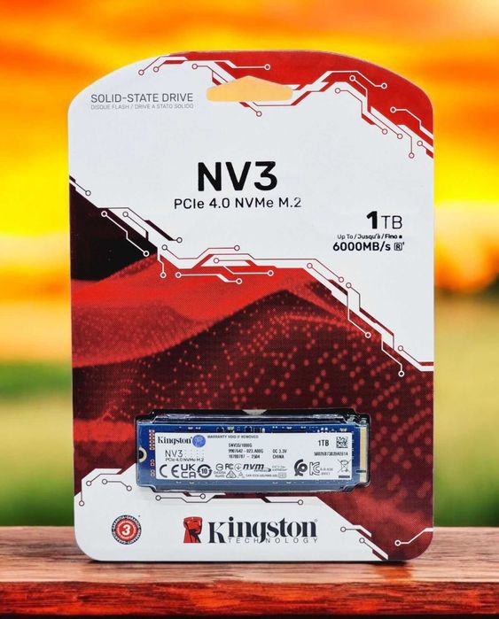 SSD 1TB Kingston NV3 6000MB/sec PCIe 4.0 slot m.2 NVME nou sigilat