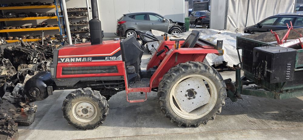 YANMAR F.18D. 4x4 cu plug+freză+remorcă basculabilă .
