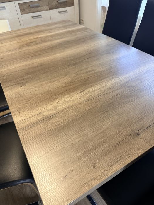 Masa extensibila plus 6 scaune