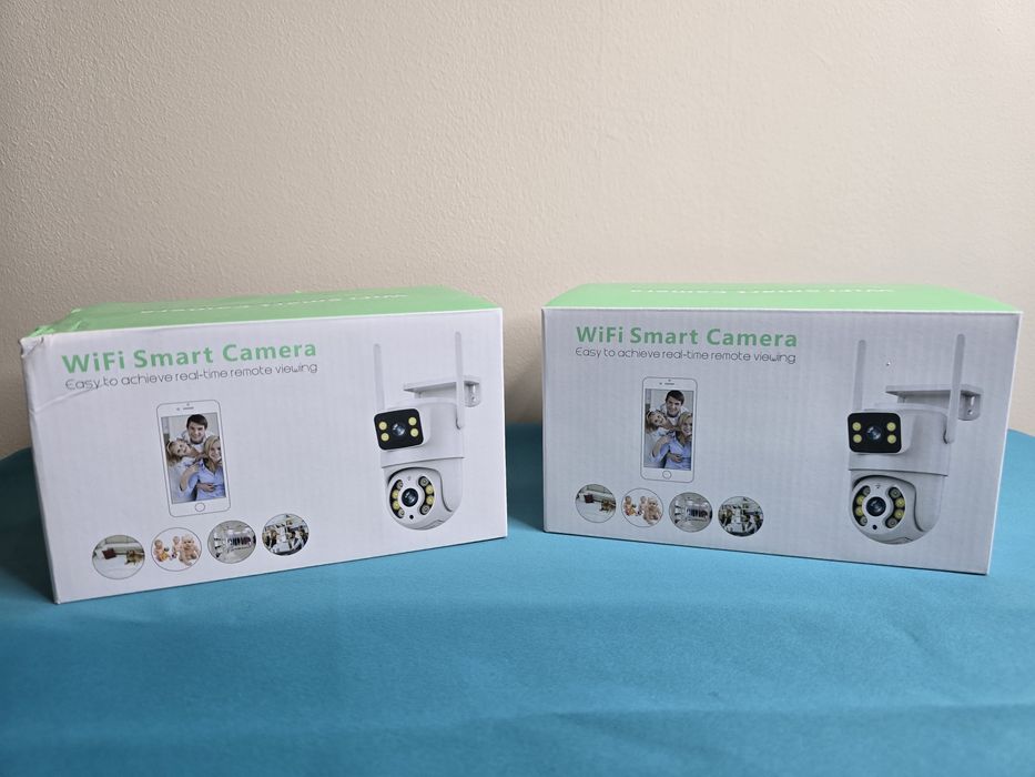 Camera De Supraveghere Video CCTV Dubla WIFI Double 5MP - iCSee