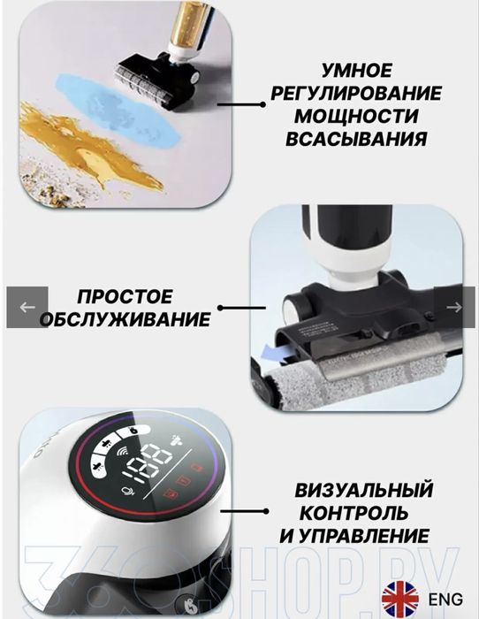 Вертикальный пылесос lydsto